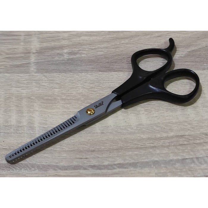 GUNTING SASAK PENIPIS PANGKAS RAMBUT BARBER SHILLA 2 SISI ICE TEMPERED