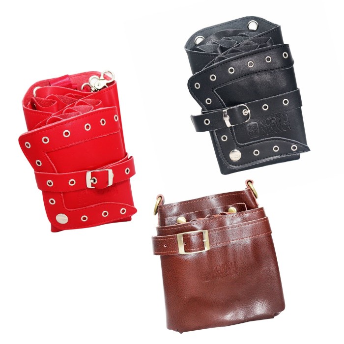 KORYU NIKKO PROMO TAS GUNTING KULIT ASLI ORIGINAL - KA 1/2/3