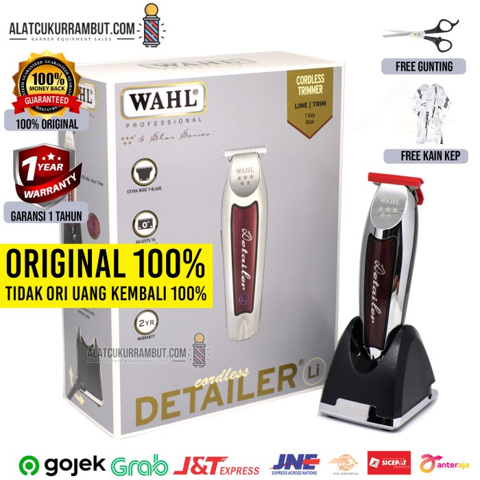 WAHL DETAILER CORDLESS LITHIUM ION ALAT CUKUR RAMBUT WAHL ORIGINAL
