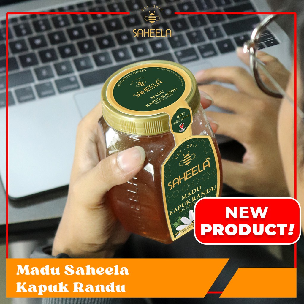 

Madu Saheela Kapuk Randu 500Gr 2 Botol [Paket Tenang] Bpom Madu Raw Honey 100 % Quality Royaldate