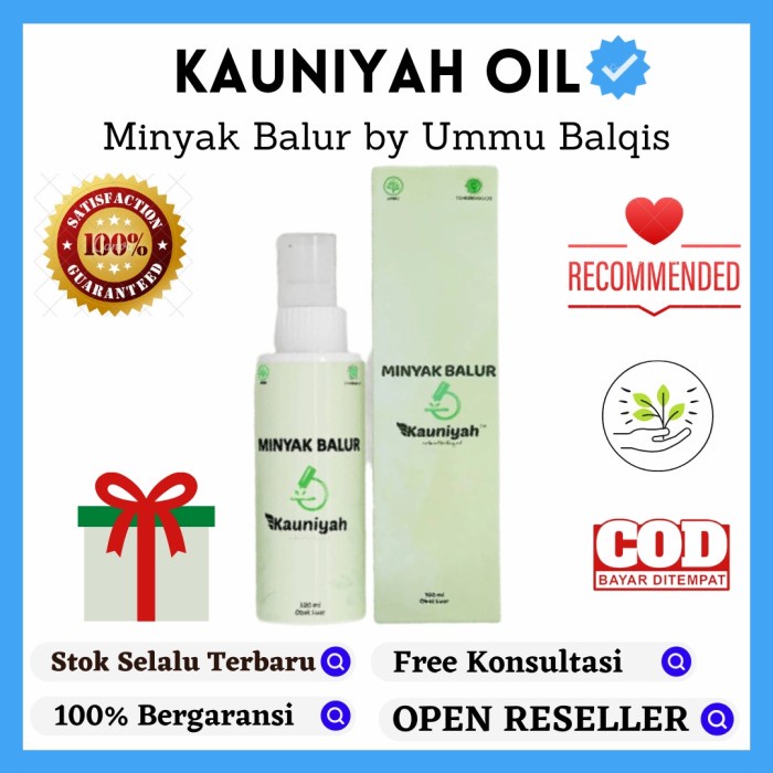 Minyak Balur Kauniyah Oil Minyak Kauniyah