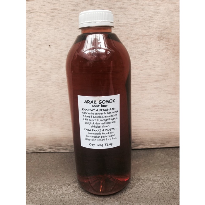 Arak Gosok Oey Teng Tjong 1 liter Botol Plastik