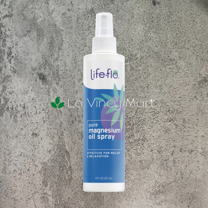 Pure Magnesium Oil Spray Life Flo, 237 ml