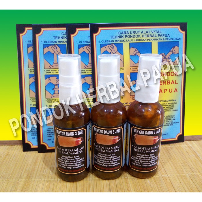 Minyak Wamena Asli Cap Koteka Merah, Pondok Herbal Papua
