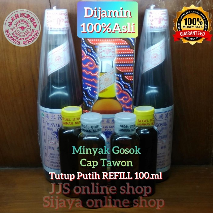 Minyak Tawon Makassar Tutup putih REFILL100ml