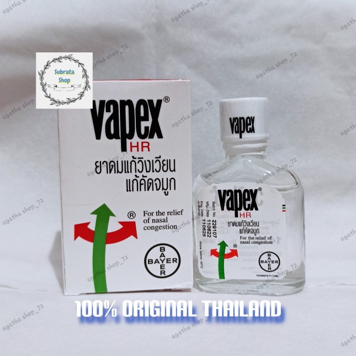 Minyak angin Vapex thailand 14 ml original Thailand