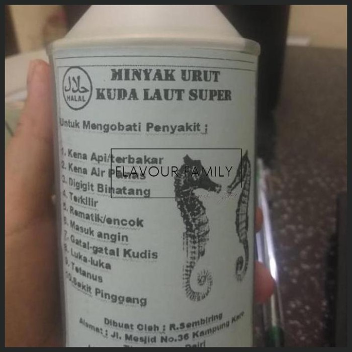 Minyak Urut karo cap Kuda Laut Super