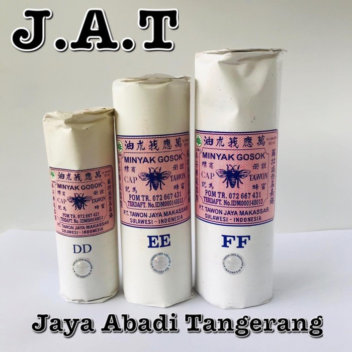 MINYAK GOSOK CAP TAWON ASLI MAKASSAR FF (90ml)