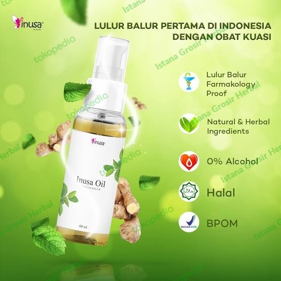 INUSA OIL MIYAK BALUR TERBAIK - INUSA OLI ASLI MINYAK BALUR HERBAL
