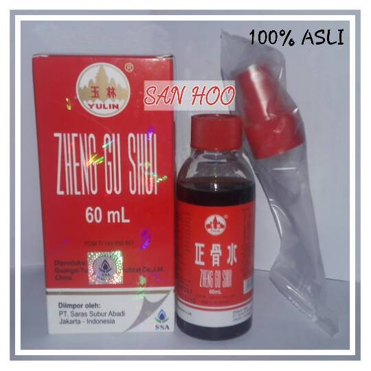 Zheng Gu Shui Arak Gosok Botol Spray 60 ml