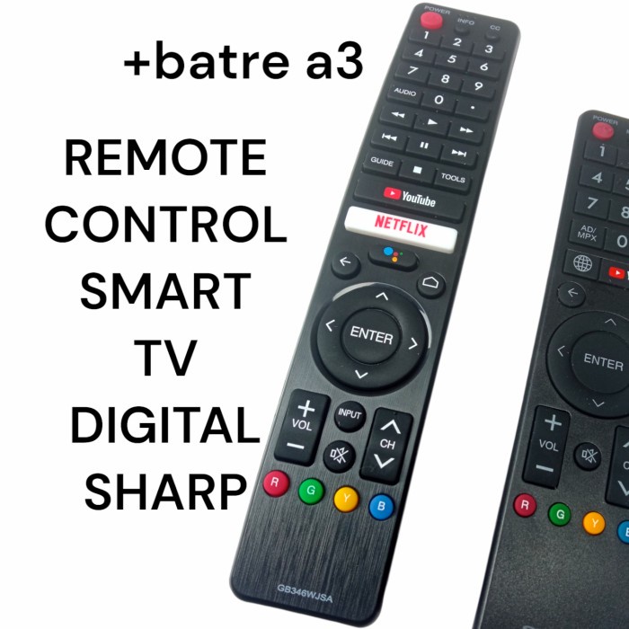 Terlaris Remote Tv Smart Sharp Remot Control Smart Tv Sharp Remot Tv Sharp