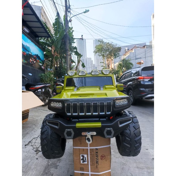 Mainan Mobil Aki Big Bang Truk Pasific Ban Karet Pj 8602