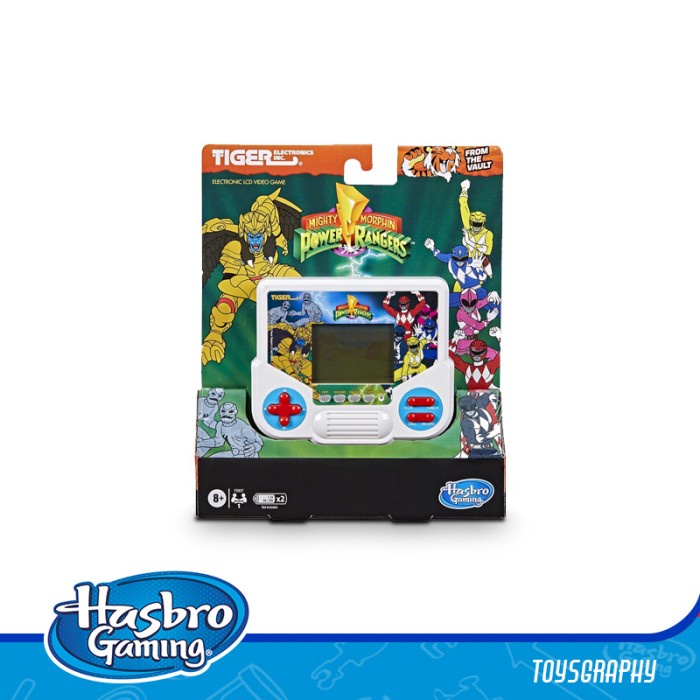 Hasbro Video Game Power Rangers Tiger Electronics Game Watch Retro Bestseller