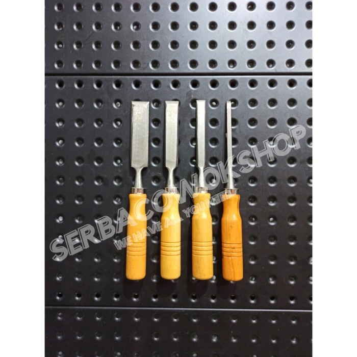 

Terlaris Pahat Kayu Set Asli Gagang Kayu 4 Pcs Ukuran Termurah Berkualitas