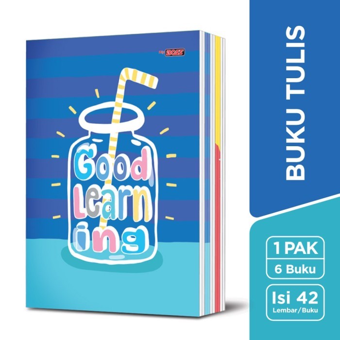 

Buku Tulis Merk Big Boss 42 Lembar - 42 Lbr - (1 Pak = 6 Buku)