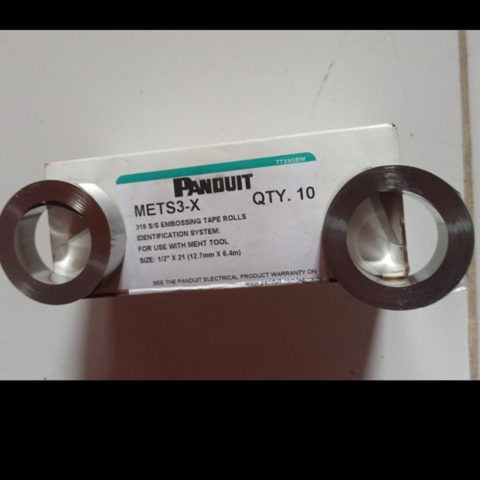 

Bestseller Panduit Stainless Steel Cable Ties Mets3-X Roll Tape Cable Marker