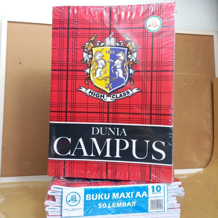 

BUKU TULIS CAMPUS AA 50 LEMBAR 1 PAK ISI 10 PC