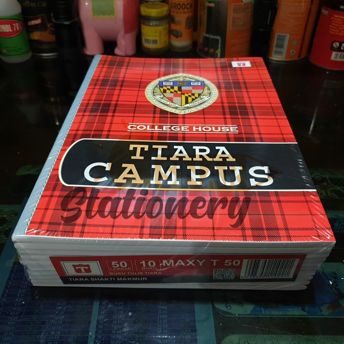 

BUKU TULIS CAMPUS BOXY TIARA ISI 50 LEMBAR 1 PACK