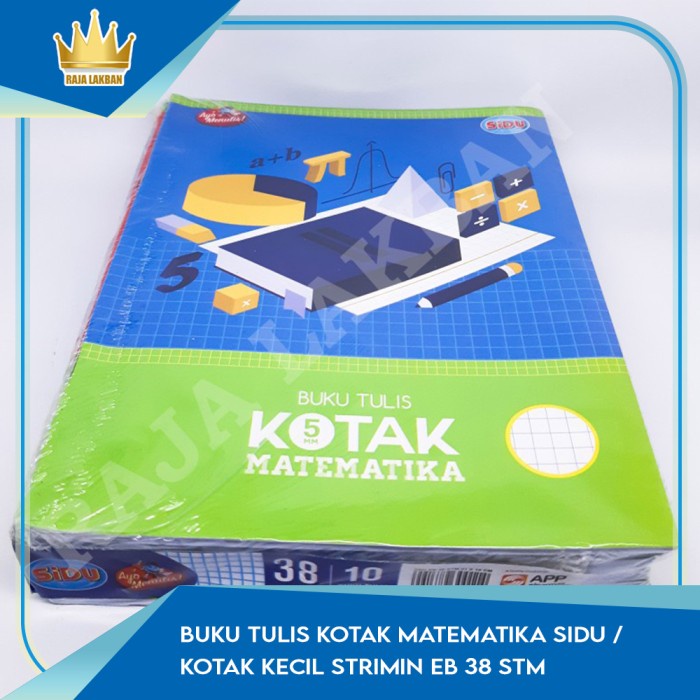 

Buku Tulis Kotak Matematika Sidu / Kotak Kecil Strimin Eb 38 Stm