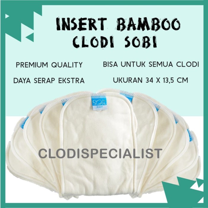 Sobi Bamboo Insert Clodi