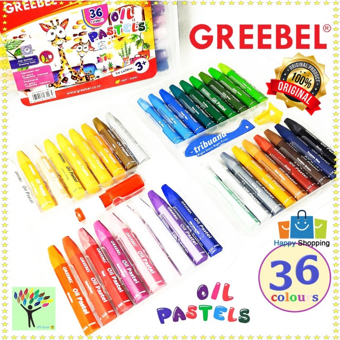 

Crayon / Oil Pastel 36 Warna - GREEBEL