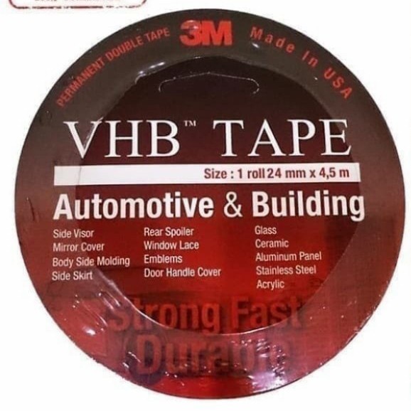 

Double Tape 3M VHB 24mm - Double Tape 3M VHB 24mm - Lem 3M Super Kuat