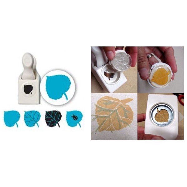 

Terlaris Pembolong Kertas Dan Stempel Daun / Stamp And Punch Set Leaf