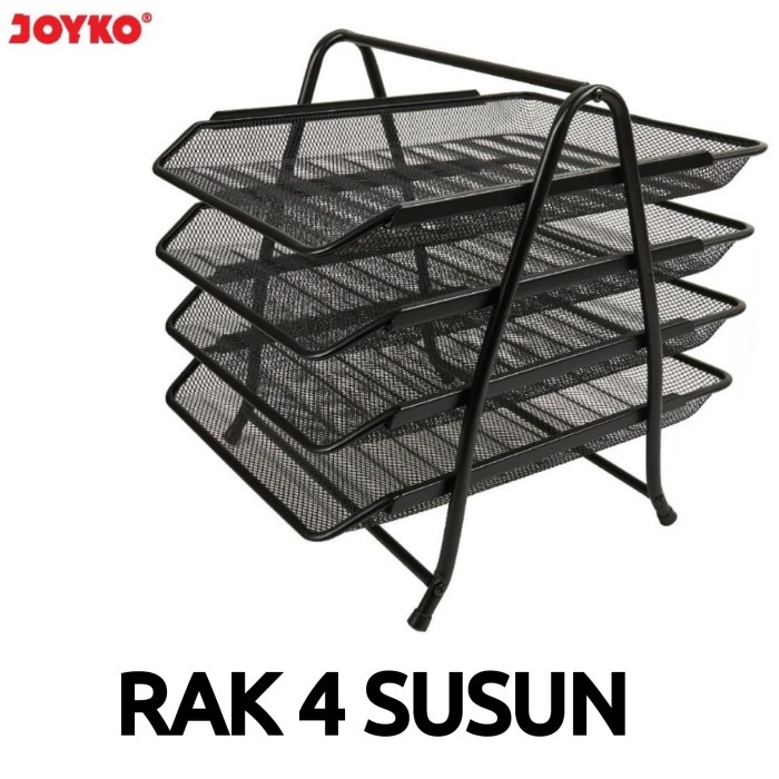 

Terlaris Rak Document Tray 4Susun Joyko Dt31/Paper Tray/Elevated Letter Tray