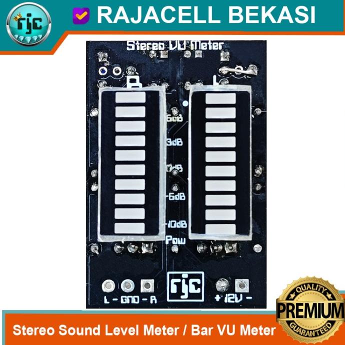 Digital VU meter Audio Level Meter Model Led Bar Stereo Sound Analizer