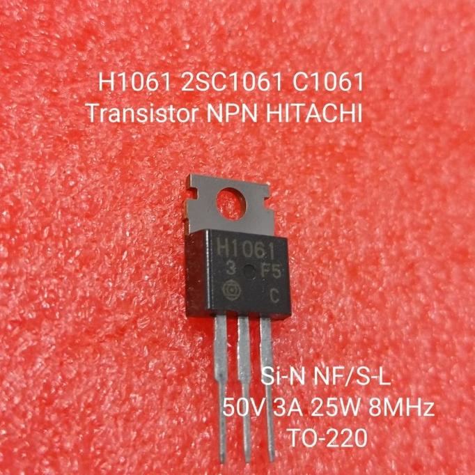 Diskon H1061 2SC1061 C1061 transistor NPN Hitachi Juara