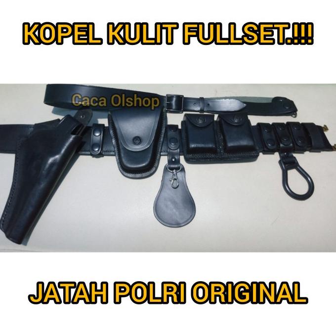 Kopel Kulit Satpam|Security Fullset Asli Jatah Polri