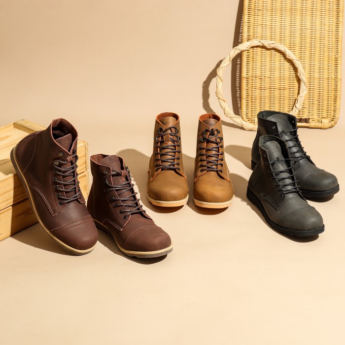 Sepatu Boot Pria Sepatu Touring Sepatu Bikers Model Warior Berkualitas