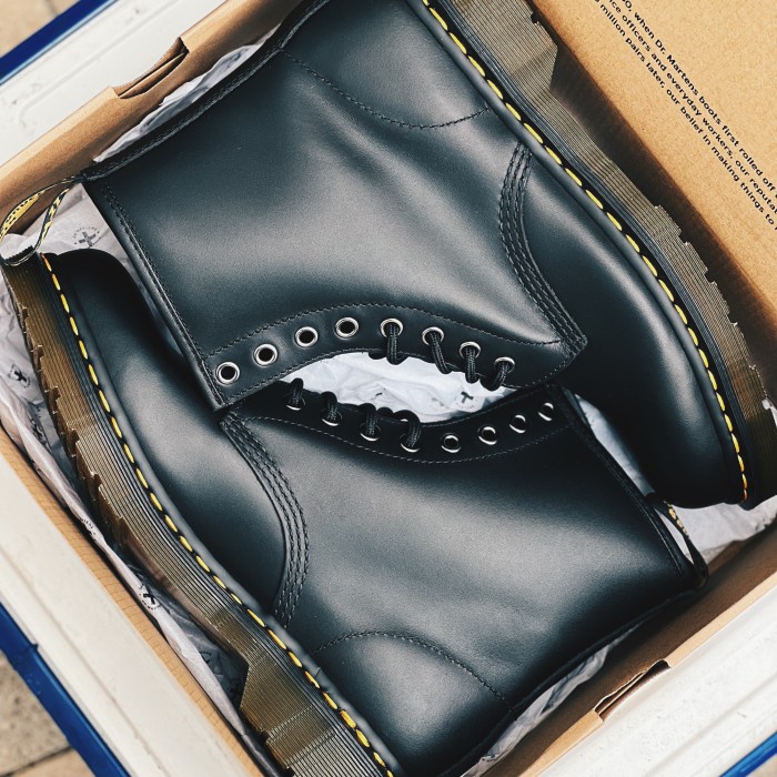 Sepatu Dr. Martens 1460 Black Nappa Berkualitas