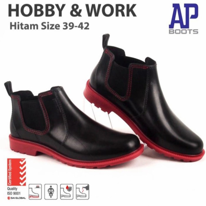 Terlaris Sepatu Boot Ap Boots Ap Hobby & Work Sepatu Premium Sepatu Karet Pria
