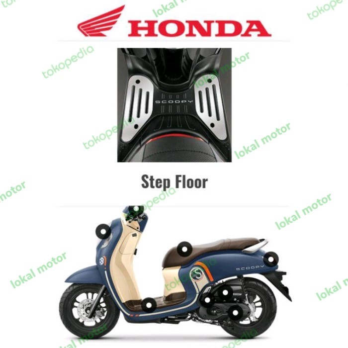 Bestseller Karpet Alas Pijakan Kaki Original Honda Scoopy New 2021 2022