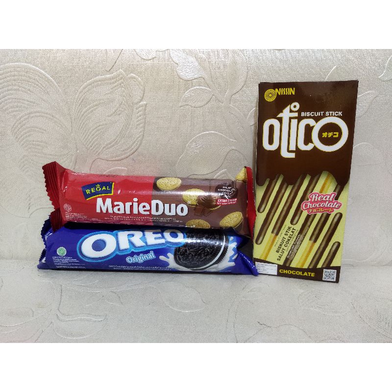 

OREO ORIGINAL ROLL / REGAL SANDWICH / NISSIN OTICO / PAKET CEMILAN 20RIBU / PAKET CEMILAN MURAH