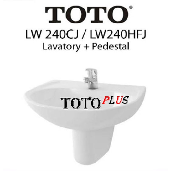 Bestseller Wastafel Toto/Lw240Cj/Lw 240Cj/Lw240Cj/Lw 240Cj/Wastafel Gantung Toto