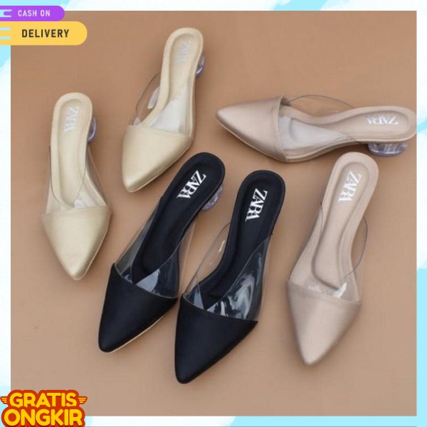 Hils Ringan Hels Hak Tahu Kekinian Hill Hsk Kaca Casual Hell Mika Kerja Heals Wanita Shoes Hil Waita