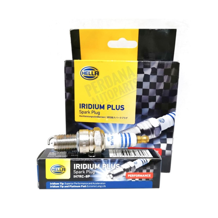 Busi BMW E34 520i 1988-1990 Asli HELLA Iridium Plus star nice