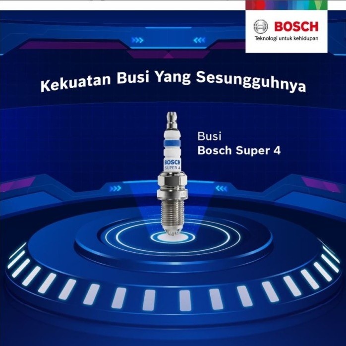 Busi Suzuki Super Carry 1000cc '88-08 Original BOSCH Super4 star nice