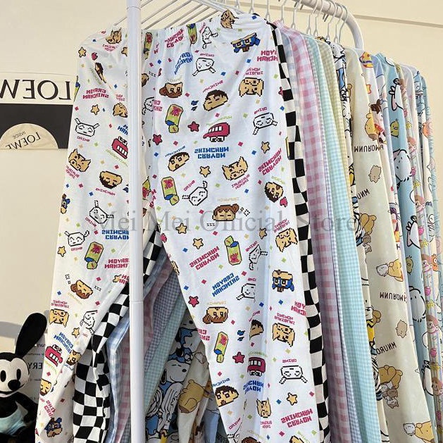 8.8 MEI MEI Celana Panjang Santai - Celana Tidur / Celana Wanita Pria / Celana Unisex / Celana Santa