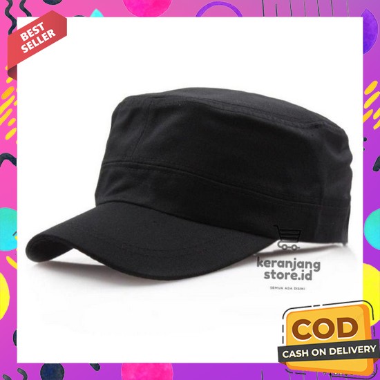 Topi Pria Original Import Ediko Sport Topi Gaul Dan Keren Ss171 I Lt84 Topi Komando Polos / Topi Kom