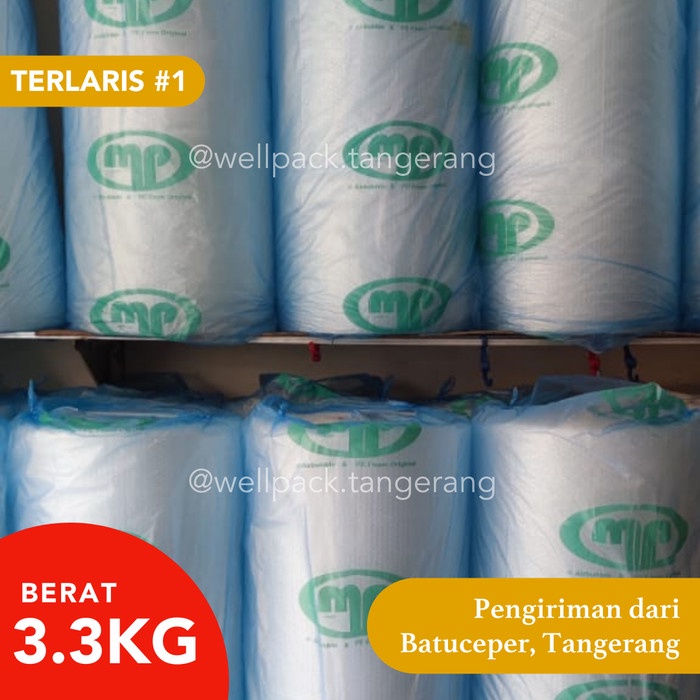 

Bestseller Bubble Wrap Roll Muliapack Hitam & Bening 125Cm X 50M Premium Termurah
