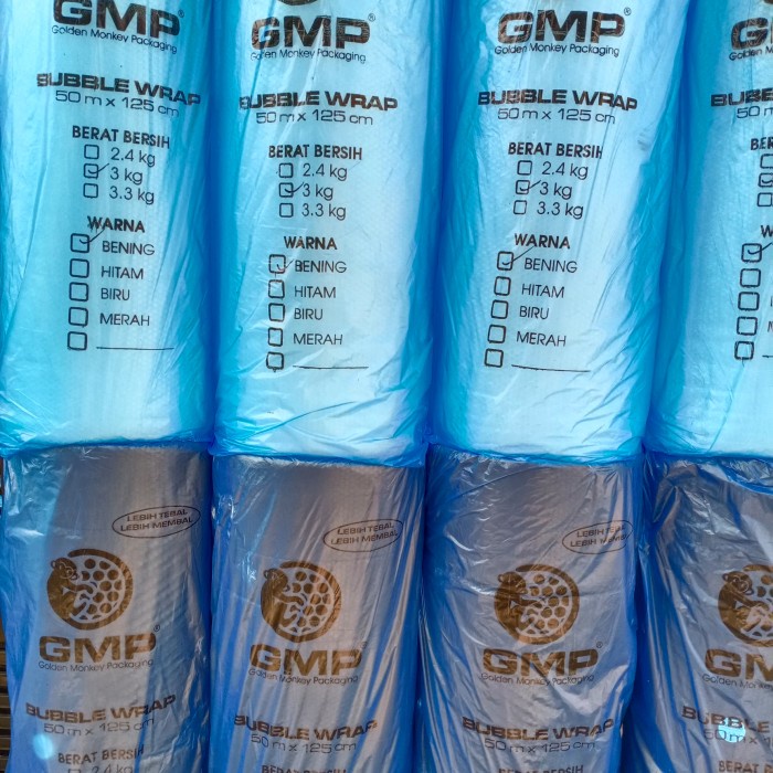 

Bestseller Bubble Wrap Bening Murah Tebal 50M X 125Cm Merk Gmp