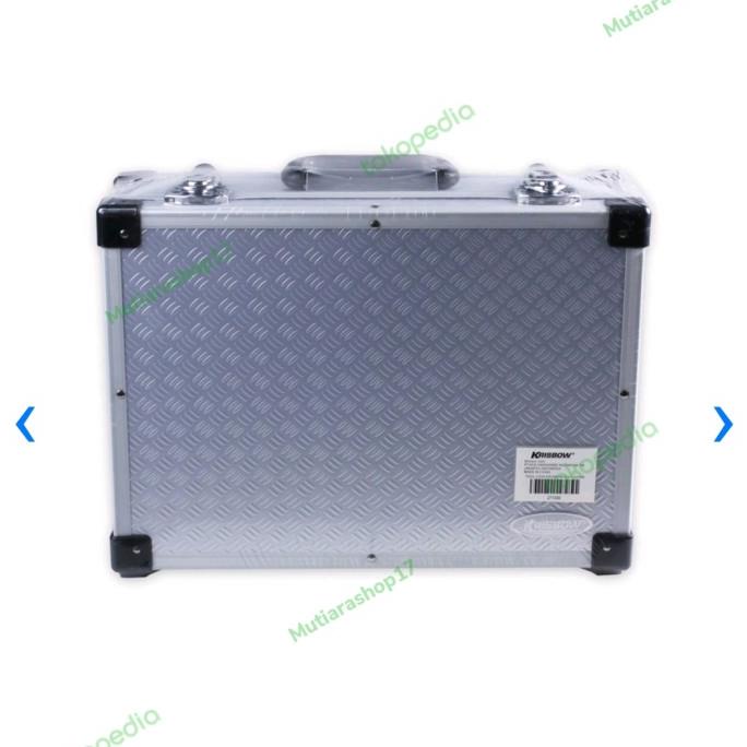*:*:*:*:*] Krisbow koper kotak perkakas aluminium Case Toolbox 37 cm 4 partisi