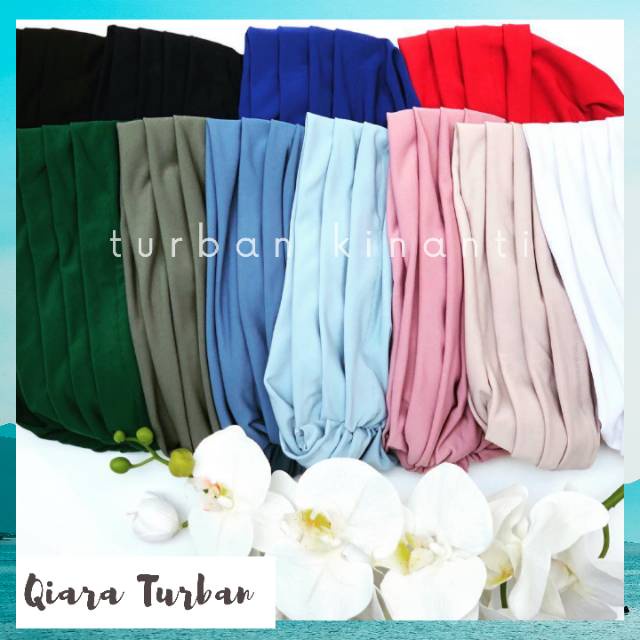 Product - Cod - Qiara Instant Turban Jersey Korea / Turban Turki / Turban Wanita / Turban Olahraga