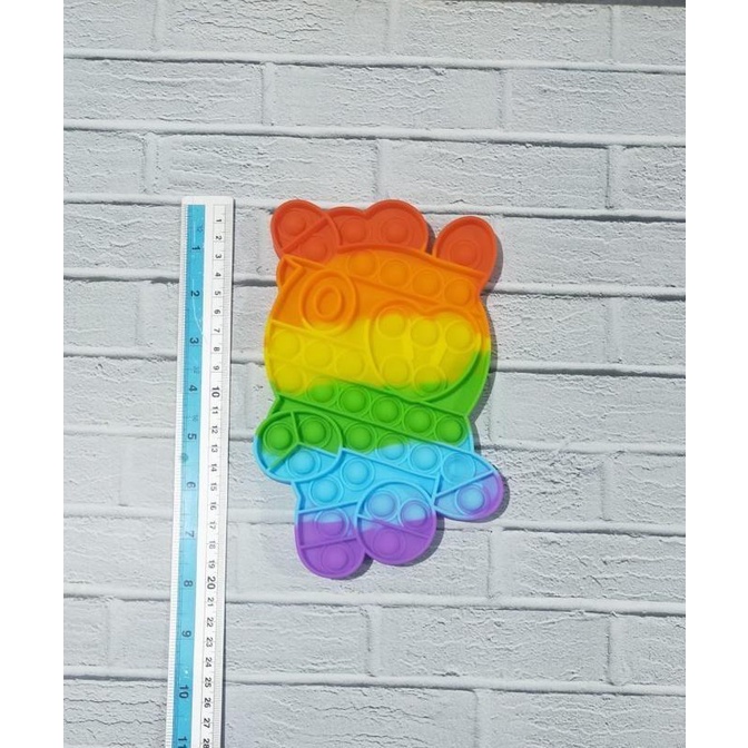 MAINAN TERBARU POP IT FIDGET TOYS BTS BT21RAINBOW TATA MANG CHIMMY