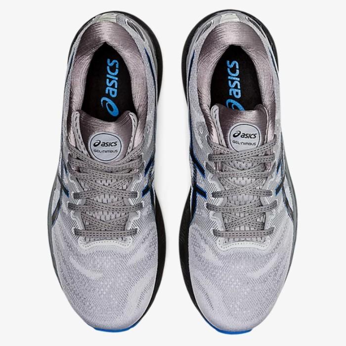 ASICS GEL NIMBUS 23 MENS RUNNING SHOES PIEDMONT GREY / ELECTRIC BLUE