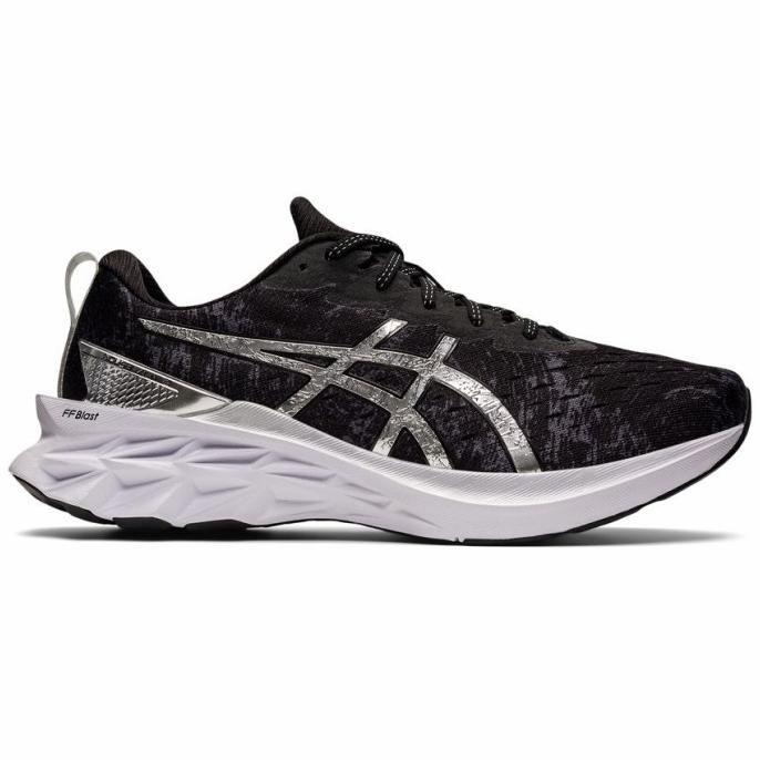 ASICS NOVABLAST 2 PLATINUM MENS ROAD RUNNING SHOES - CARRIER GREY