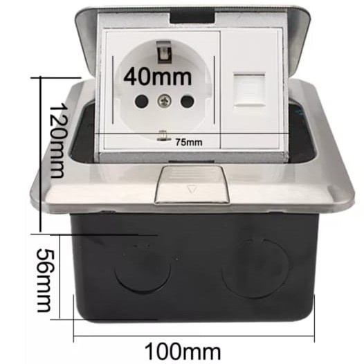 Stop Kontak Lantai Floor Outlet